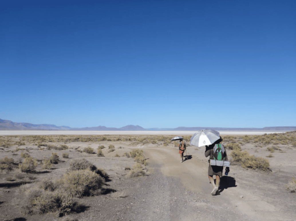 Six Moon Designs Silver Shadow Mini Hiking Umbrella | 68travel